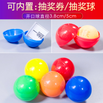 Draw Ball Opening Ball Lottery Award Voucher Draw 5cm Table Tennis Color Hollow 3 8cm Ping Pong Props