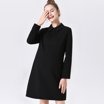 Pregnant womens autumn and winter clothes New pregnant womens long business professional tooling OL interview pregnancy skirt