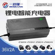 Strong 36V2A electric vehicle lithium battery smart charger 36V 10AH lithium ion battery charger