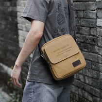 New Canvas Single Shoulder Bag Mens Day Tie Satchel Fashion Commuter Mens Bag Casual Outdoor Backpack Mini 100 lap