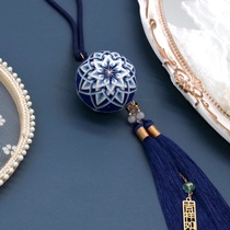 Bow Rabbit China Wind hand Bow Diy Material Bag Embroidered Handmade Homemade Parsley Car Pendant Couple Presents