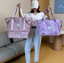 Lightweight portable travel bag Mommy bag large-capacity dry and wet separation foldable short-distance storage bag fitness luggage bag
