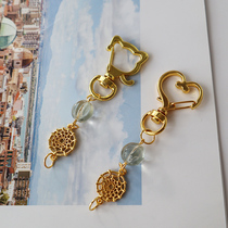 Hand Bow Ball Diy Material Bag Handmade Accessories Matching Finished Ornament Key Circle Bag hanging accessories Flow Su