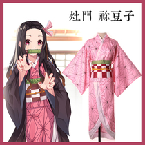 Ghost blade cos clothing jacket stove door Tanjiro butterfly Shinobu beans cosplay full set spot