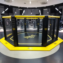 Gym in the gym King CSK fighting cage with integral soft bag training octagonal cage commercial boxing platform cage