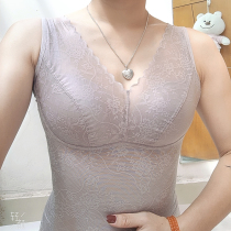 Shaped body with bra integrated ultra-thin slim body slimming garment womens waist waistcoat no-wearing bra