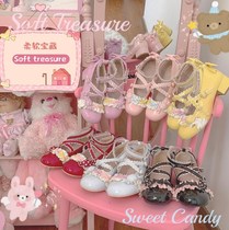 (Spot) candy super sweet lo shoes original lolita shoes soft treasure Candy lo shoes sweet elegant low heel
