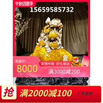 Golden Silk Nangmu wood carving Umu Year of the year with a shady wood swinging piece root carving suo-gift livingroom Xiaoye Zhennan