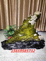 Shen wood carving Buddha statue Jinsi Nan landscape flower and bird crafts Maitreya Buddha root art cliff boutique root carving ornaments