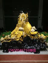 Jin Si Nan wood carving small leaf zhennan free Guanyin ornaments ebony gloomy wood figure root carving figure Guan Gong