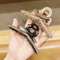 Japanese GP rhinestone knot hairclip hairpin female hair accessories pan head hairclip shark clip female large temperament hairpin grab clip