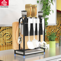 Multifunctional stainless steel tool holder kitchen shelving knife holder chopping frame Chopstick Cylinder Pan Shovel Cookware Hanger