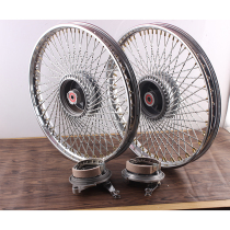 Motorcycle accessories for WY Honda Pearl River Happiness CG125 retro modified 72 twist wire steel ring wheels