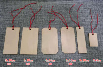 Custom wishing card small wooden card lettering logo diy handwritten blank board listing menu card