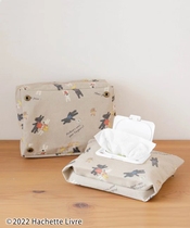 22 new foreign trade export day single original packaging sugar rabbit disinfection baby wipes diaper storage bag cosmetic bag