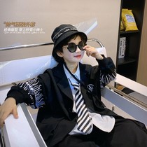 Childrens clothing boys spring and autumn coat childrens small suit Korean version of the middle child foreign style suit 2021 New British trend