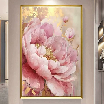 金箔牡丹油画-金箔牡丹油画促销价格、金箔牡丹油画品牌- 淘宝