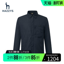 Hazzys Haggis Official New Mens Jacket Korean Thin Breathable Summer Mens Black Slim Menswear