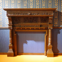 Old Paris Western furniture New teak Mantel
