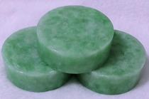 Myanmar natural A cargo old pit ice glutinous seed Jade Bracelet Core material sheet Leftoter Wool raw stone jade