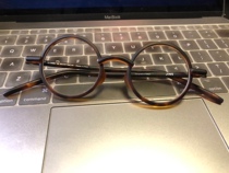 Japan JINS 晴 姿 Konstantin Grcic round glasses send 1 74 lenses URF18S344