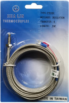  K-type VALIN HUALIN non-grounding insulation M6 screw head thermocouple temperature sensing line temperature sensor