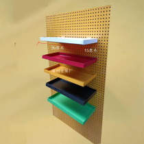 Wall-mounted hardware tools adhesive hook hole board shelf small board hanging grid frame basket net pocket mobile phone accessories frame