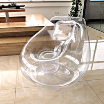 Net red transparent inflatable sand air lazy recliner outdoor sofa literary chair Art chair