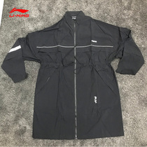 Li Ning sports windbreaker womens spring new medium-long cardigan jacket anti-wu casual hooded light breathable jacket