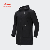 Li Ning coat autumn and winter mens basketball series fashion trend conventional sports hooded casual windbreaker must grab