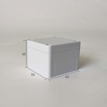 Mingzhou 63*58*45 small plastic waterproof junction box outdoor power switch terminal sealed branch wire crossing box