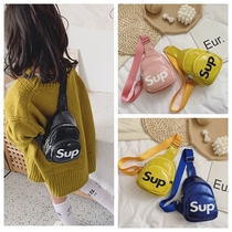 Children's bag cute boys and girls fashion children foreign style princess mini new red backpack baby slung chest bag