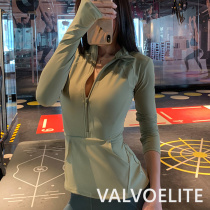 VALVOELITE sports coat women Autumn Winter gym professional sports jacket training skinny yoga top