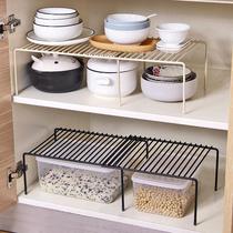 Yongfeng Xiang Kitchen Flex Shelf Lower Sink Cupboard cupboard Dish Stir-frying Pan Kitchenware Stratified Shelf Seasoning Bottle Finishing