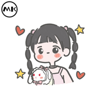 (mk expedited link) Q version hand-painted design live-action couple cartoon baby Avatar logo WeChat family portrait