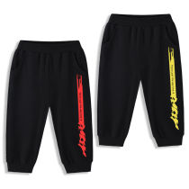 Boy Shorts Summer Slim Fit Boy Pure Cotton Seven Pants Summer Mid Pants Outside Wearing Children Pants Sports Pants Summer Dress