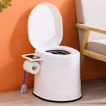 Pregnant woman toilet removable toilet portable home elderly adult spittoon Reinforced urine barrel squatting toilet seat