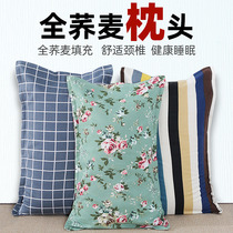 Buckwheat skin pillow single double household adult Qiao Mai hard adult pillow summer cool pillow pair please shoot 2