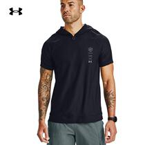 Anderma official UA Anywhere men hooded running sport short sleeve T-shirt 1356171
