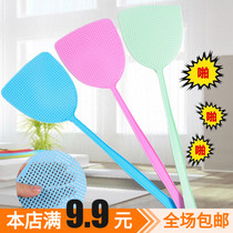 Household summer plastic fly swatter mosquito plat durable mesh with long handle