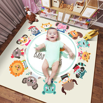 Baby crawling padded baby square climbing cushion with machine washable folding outdoor damp ground mat Home reservation made