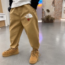 Japanese Tide Brand Boys Joint Love Cotton Woven Joker Spring Closure