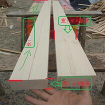 Polished wood pine log wood square solid wood wood strip outdoor anticorrosive wood board main beam boutique