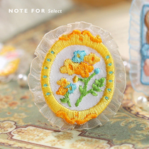 The official direct sale letter of the lover embroidery sticker Yard Art Museum animal lace book clothing hand account patch