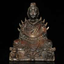 Ancient playing collection of bronze tire clay gold Sardinese statue Buddha statue St. like Buddha statue of Buddha