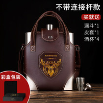 Germany imported thickened food grade 304 stainless steel portable jug 5 kg outdoor 2 5 kg bottle gift box