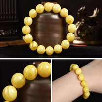 Tengwenge Natural Chicken Oil Yellow White Honey INS Antique Handstring Lucky Bracelet Valentine's Day Birthday Gift to Boudoir