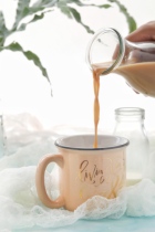 Lingshiyah Handmade Hong Kong-style milk tea is suitable for people who like thick tea-flavored milk tea
