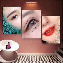 Semi-permanent embroidery poster eyebrow eye lip decoration hanging painting beauty salon Skin management beauty crest manicure promotion wall painting