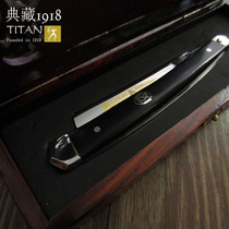 Dali Man collection Gold leaf ebony steel head old-fashioned razor razor Manual razor razor